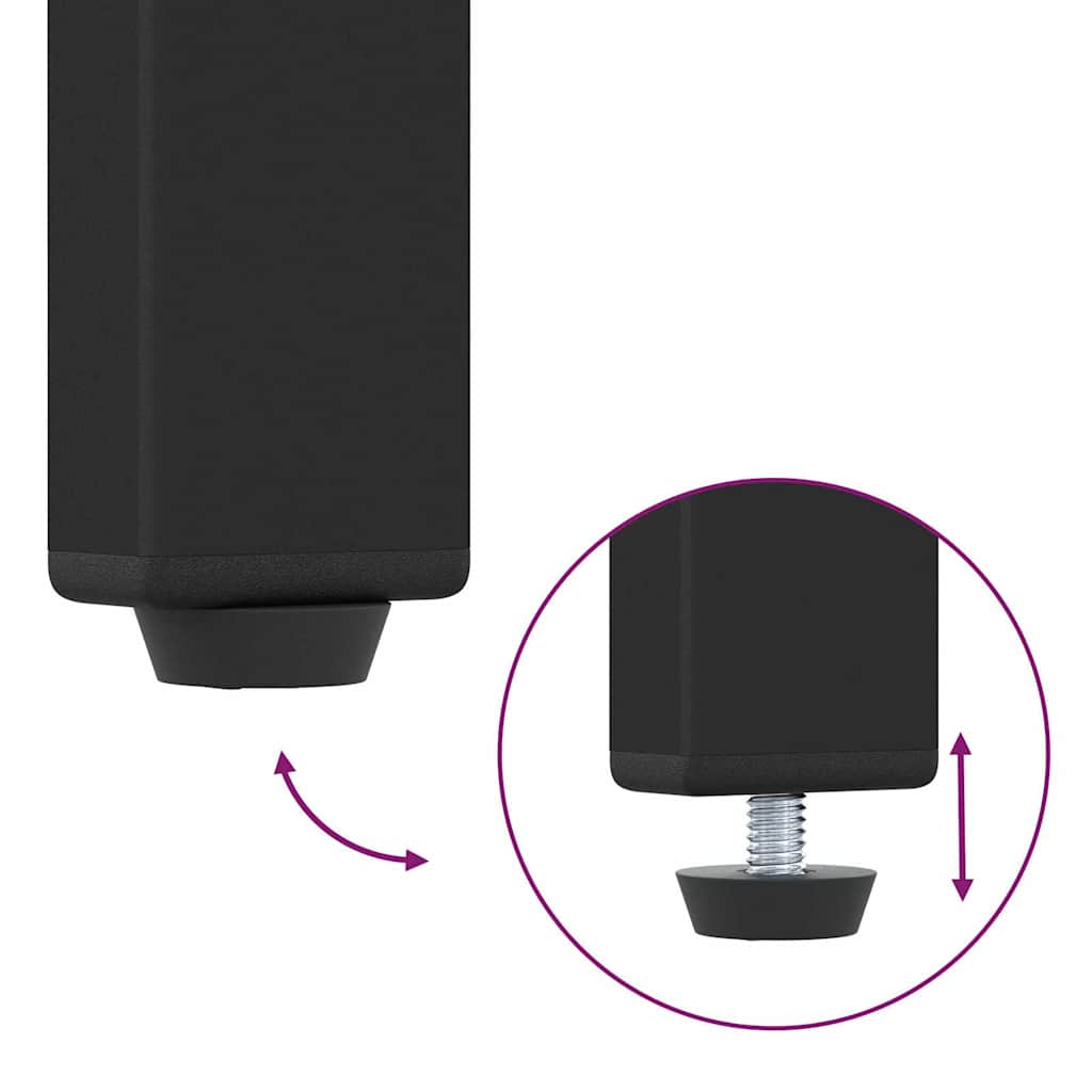 Estante Carvalho fumado 60 x 30 x 118 cm Madeira processada