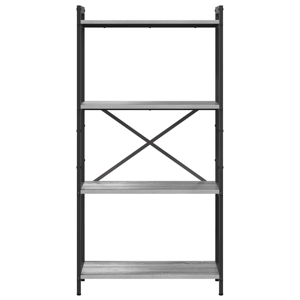 Estante Sonoma cinzento 60 x 30 x 118 cm Madeira processada
