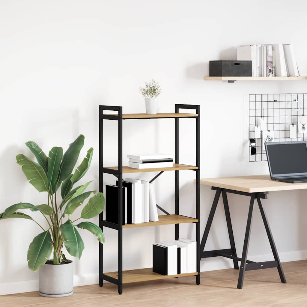 Estante carvalho artisiano 60 x 30 x 118 cm Madeira processada