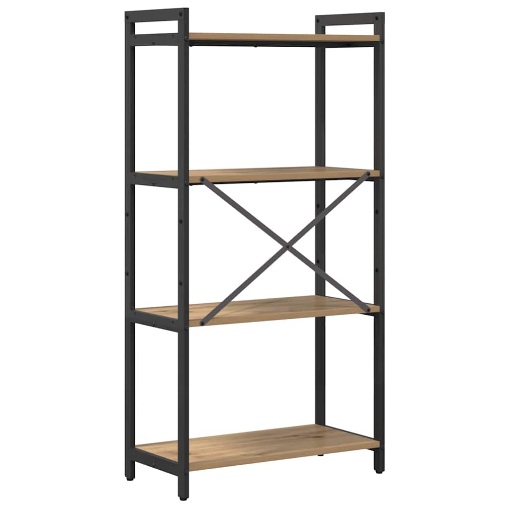 Estante carvalho artisiano 60 x 30 x 118 cm Madeira processada