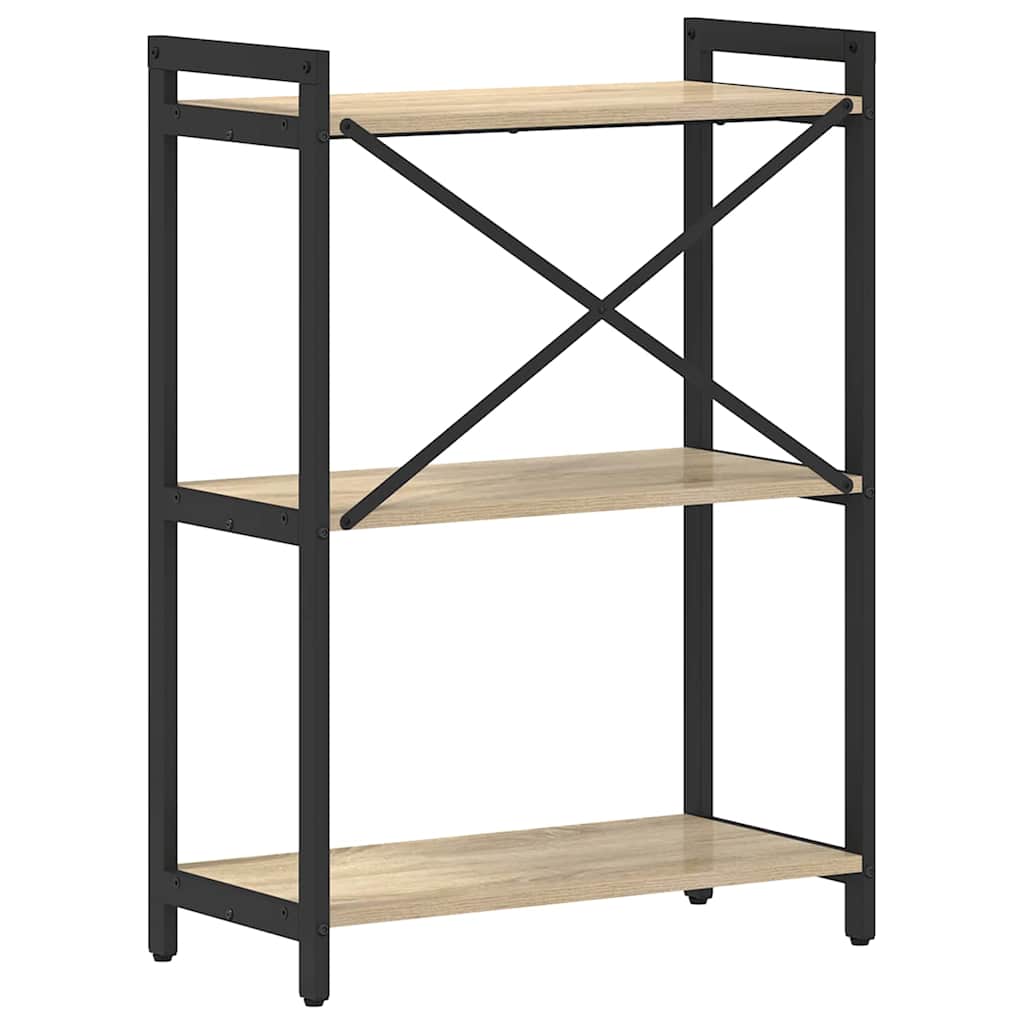 Estante Carvalho sonoma 60 x 30 x 83 cm Madeira processada