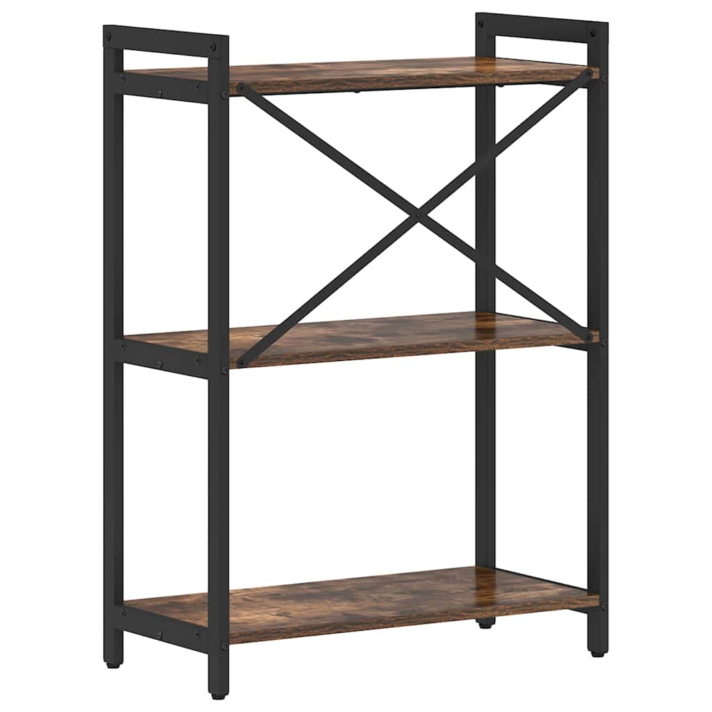 Estante Carvalho fumado 60 x 30 x 83 cm Madeira processada