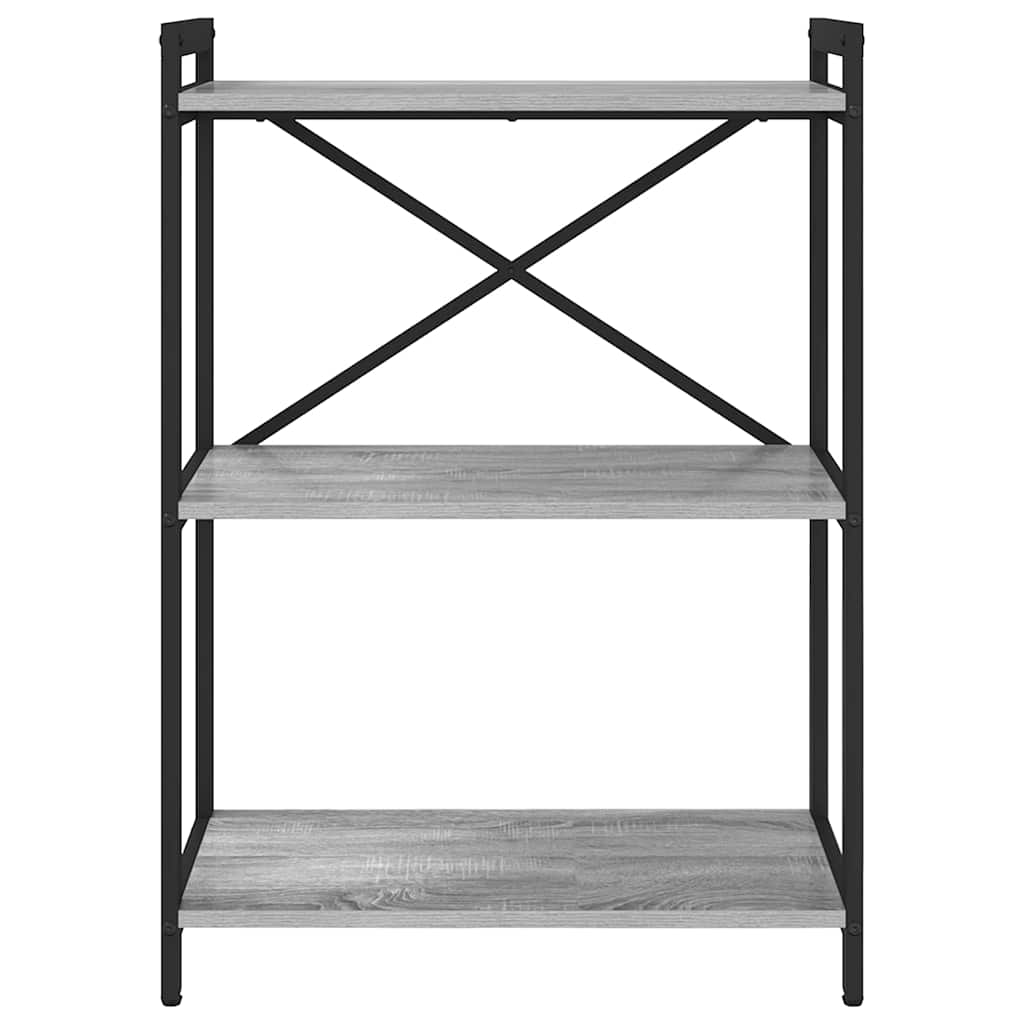 Estante Sonoma cinzento 60 x 30 x 83 cm Madeira processada