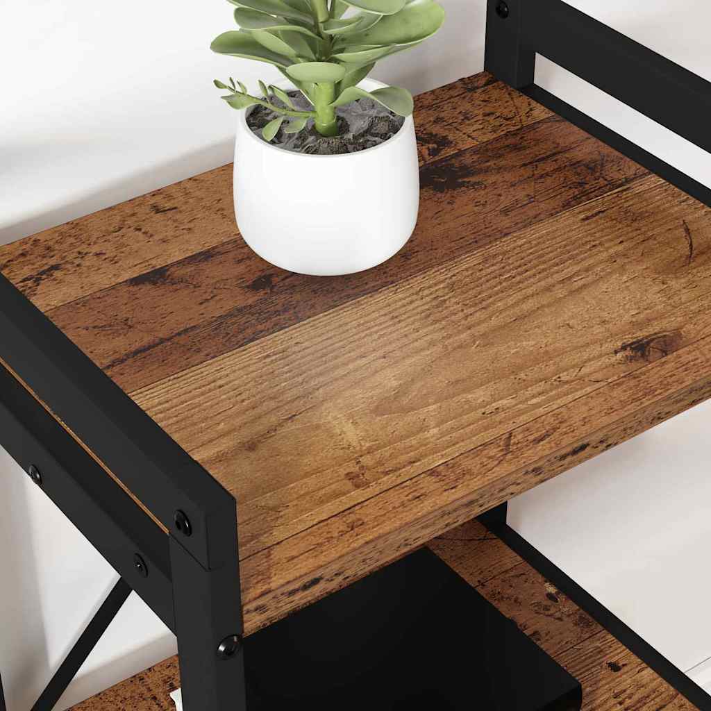 Estante Madeira antiga 60 x 30 x 83 cm Madeira processada