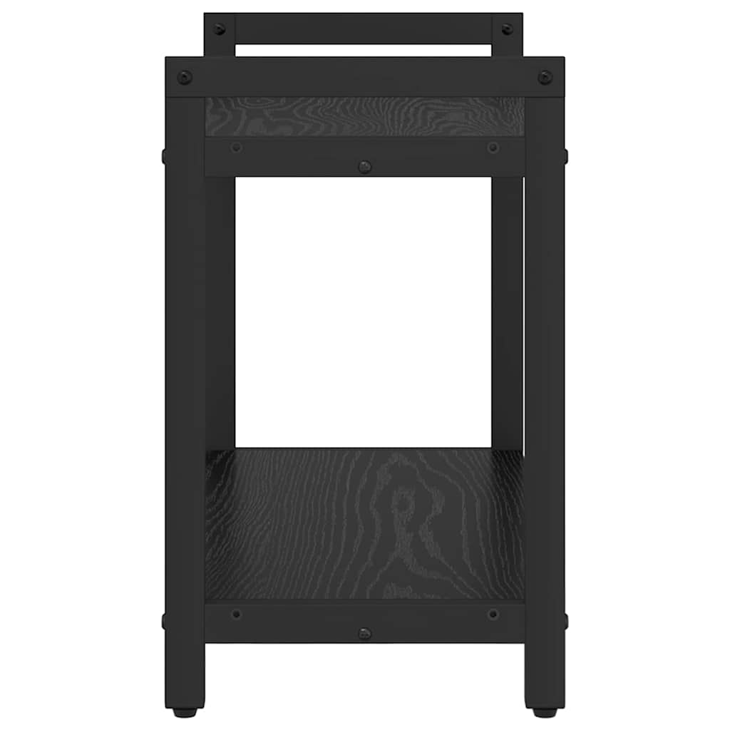 Estante Carvalho preto 60 x 30 x 48.5 cm Madeira processada