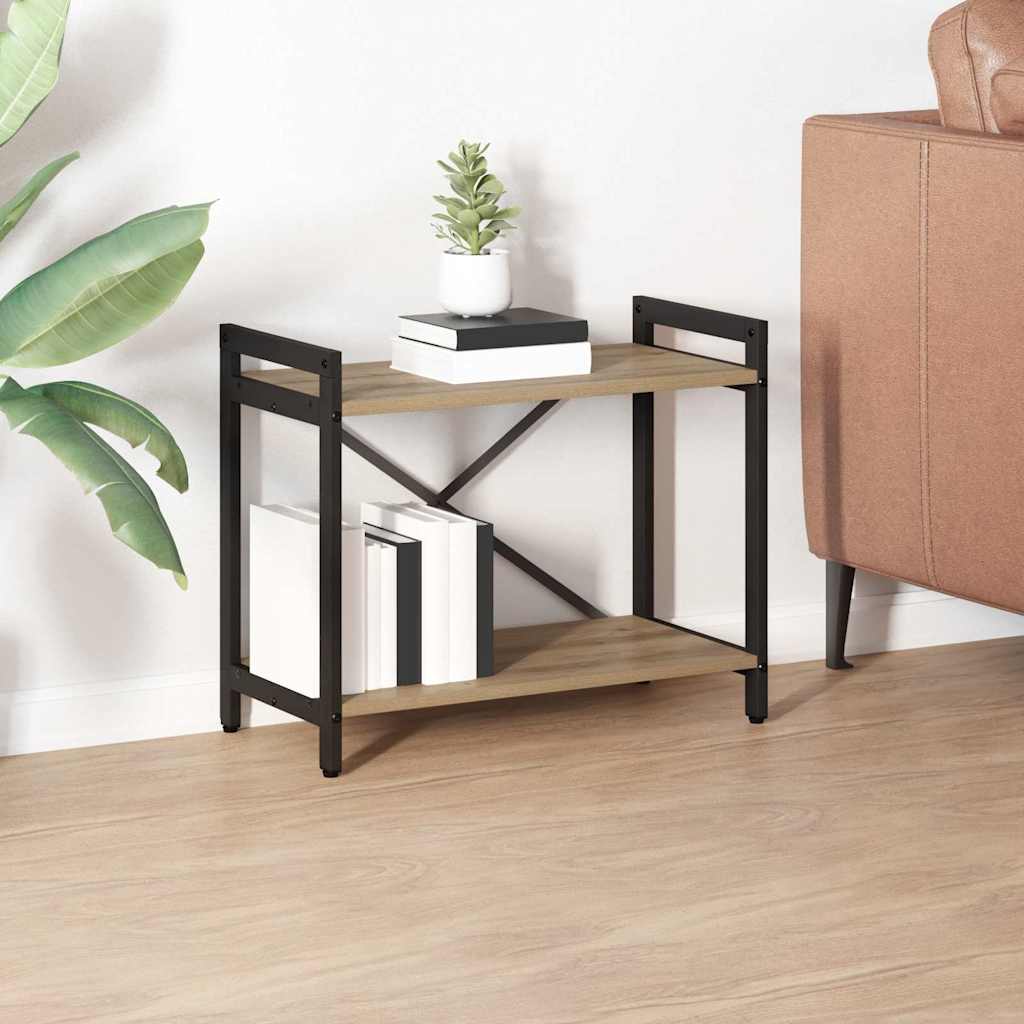 Estante carvalho artisiano 60 x 30 x 48.5 cm Madeira processada