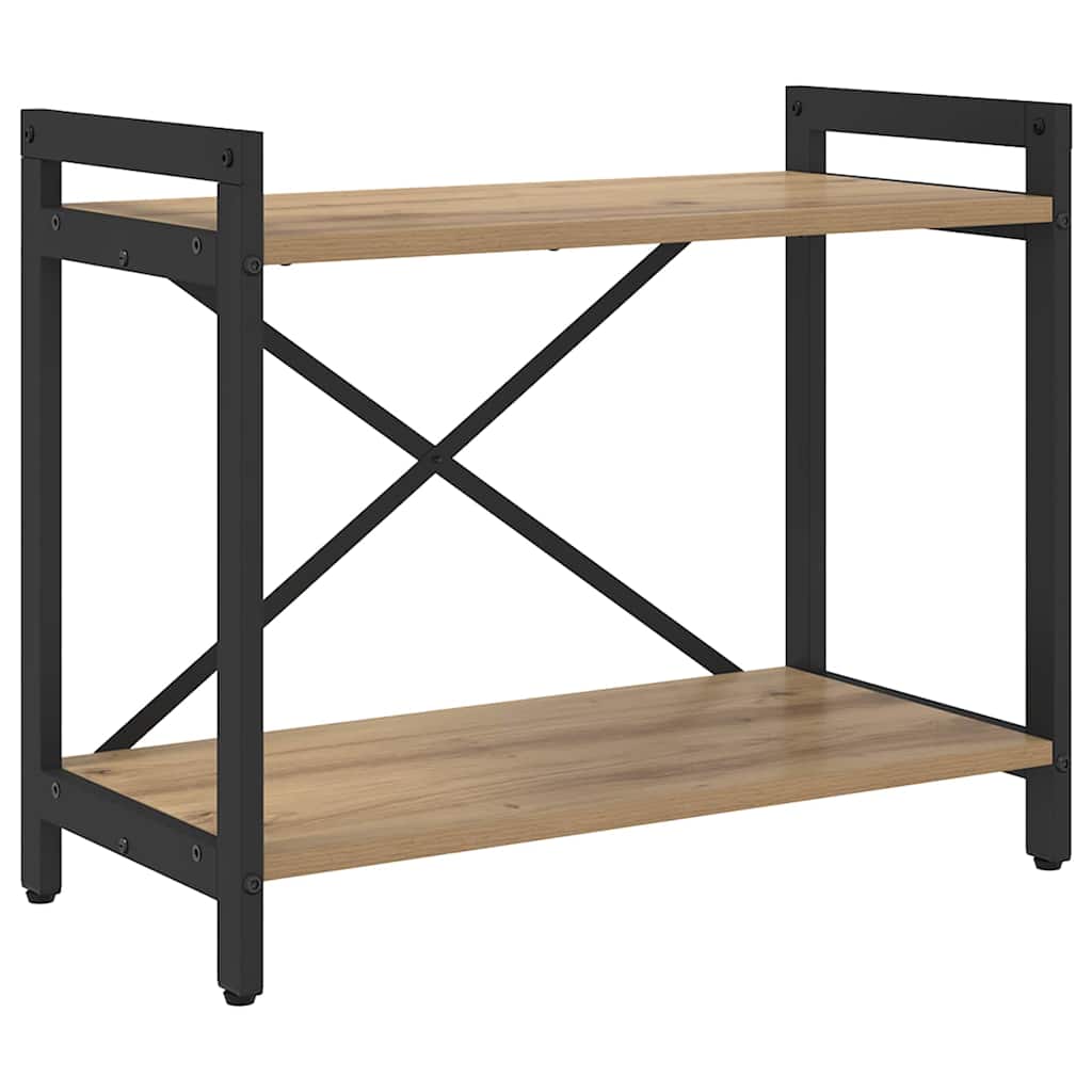 Estante carvalho artisiano 60 x 30 x 48.5 cm Madeira processada