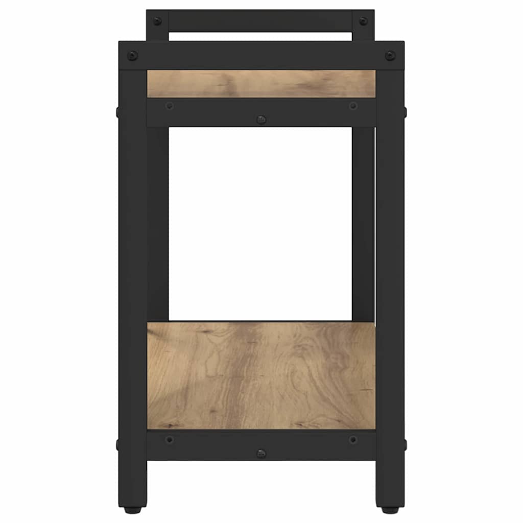 Estante carvalho artisiano 60 x 30 x 48.5 cm Madeira processada