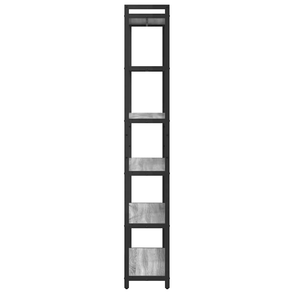 Estante Sonoma cinzento 80 x 30 x 188 cm Madeira processada