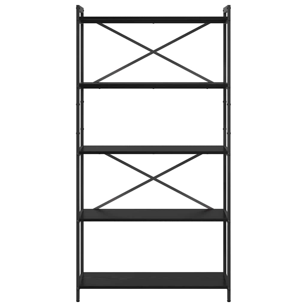 Estante Carvalho preto 80 x 30 x 153 cm Madeira processada