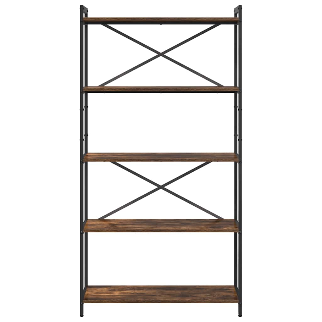 Estante Carvalho fumado 80 x 30 x 153 cm Madeira processada