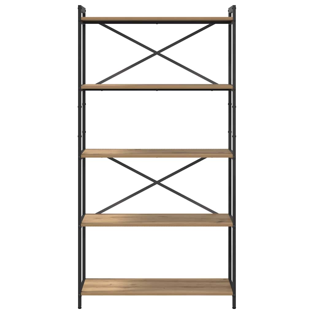 Estante carvalho artisiano 80 x 30 x 153 cm Madeira processada