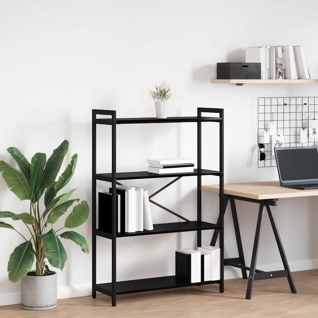 Estante Carvalho preto 80 x 30 x 118 cm Madeira processada