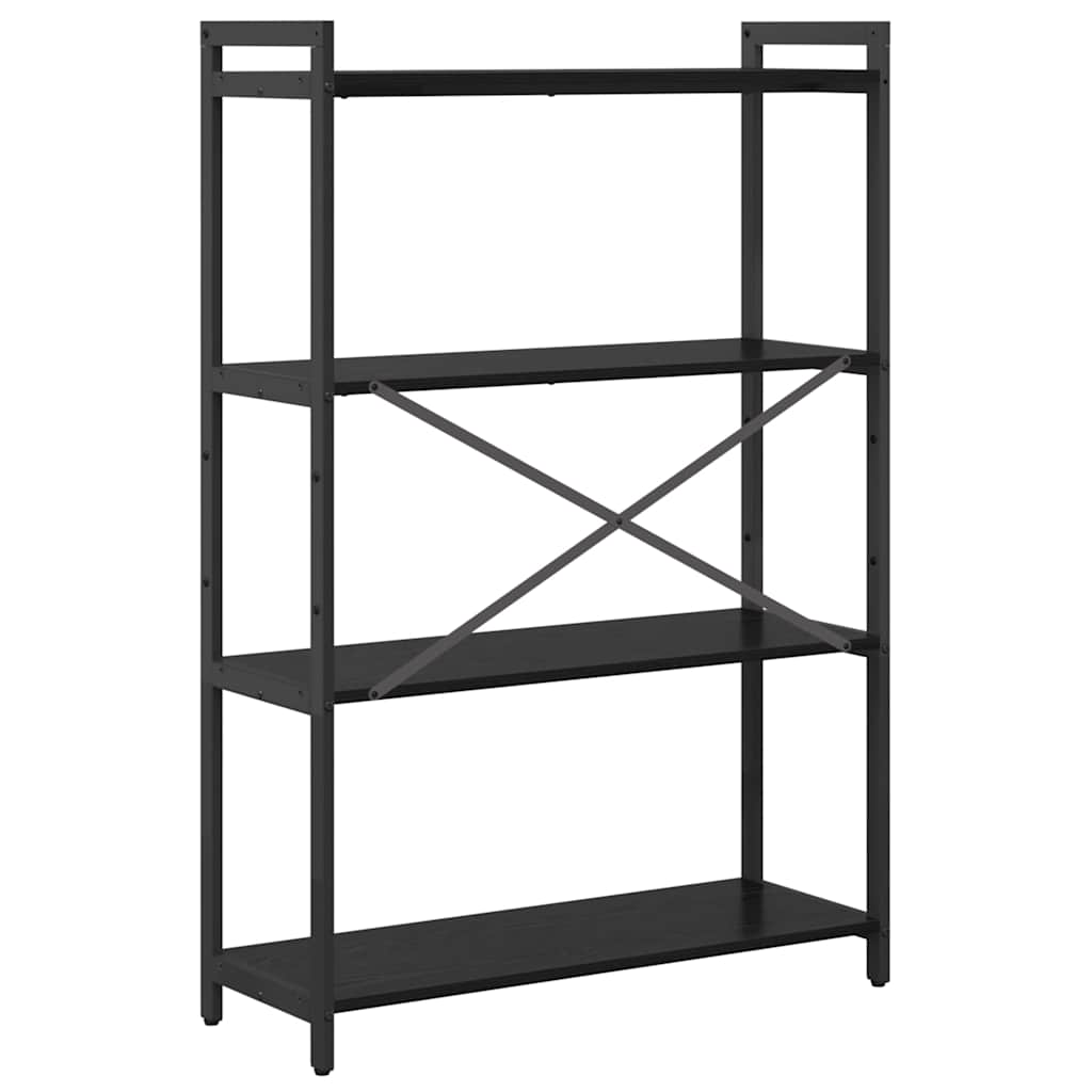 Estante Carvalho preto 80 x 30 x 118 cm Madeira processada