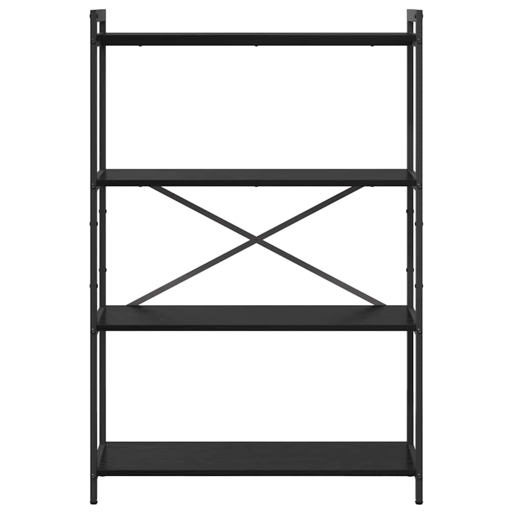 Estante Carvalho preto 80 x 30 x 118 cm Madeira processada