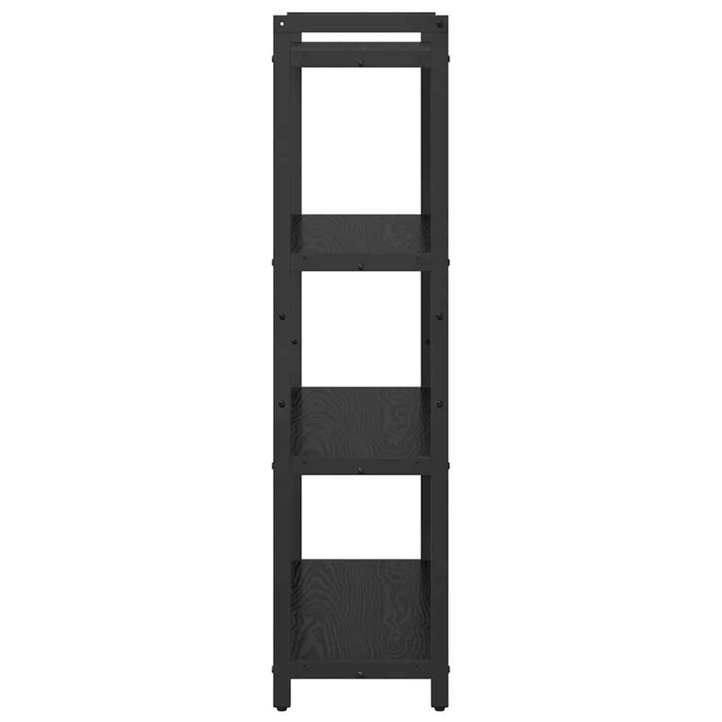 Estante Carvalho preto 80 x 30 x 118 cm Madeira processada