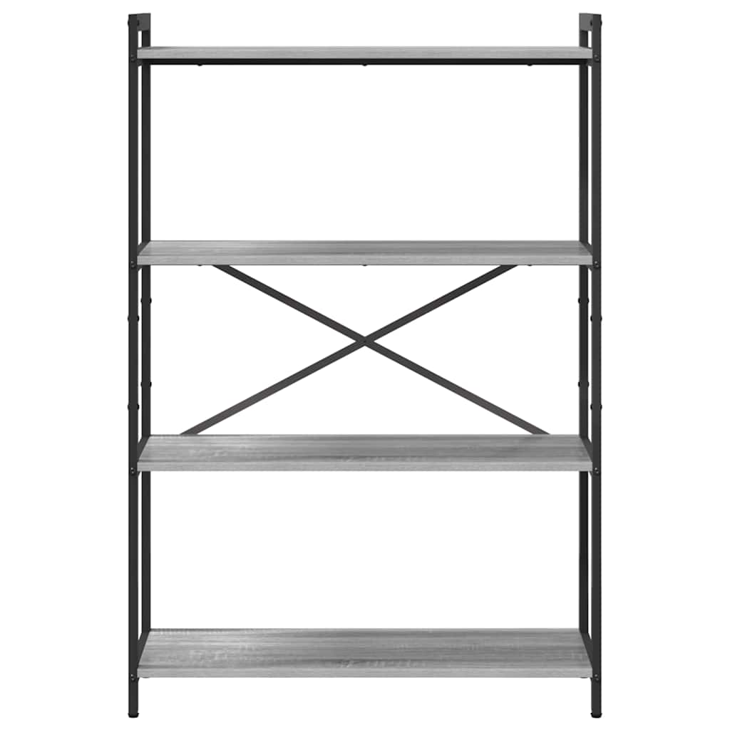 Estante Sonoma cinzento 80 x 30 x 118 cm Madeira processada