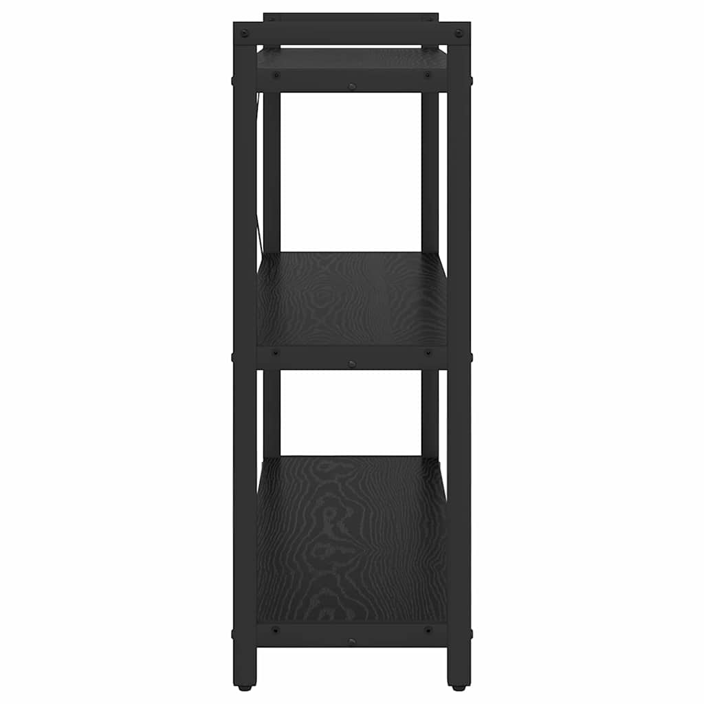 Estante Carvalho preto 80 x 30 x 83 cm Madeira processada