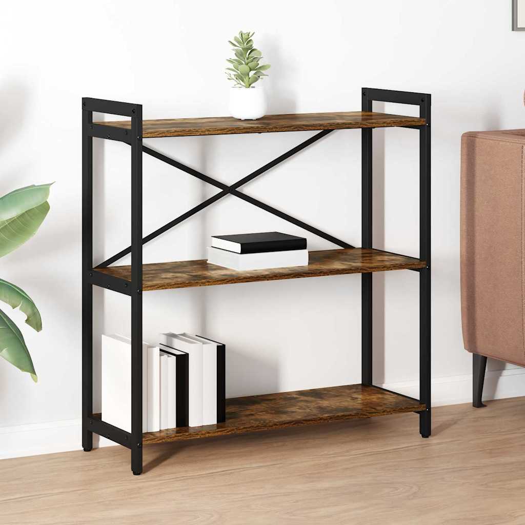 Estante Carvalho fumado 80 x 30 x 83 cm Madeira processada