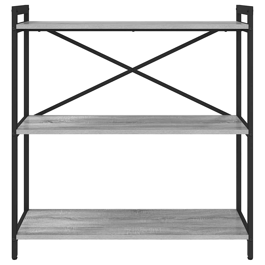 Estante Sonoma cinzento 80 x 30 x 83 cm Madeira processada