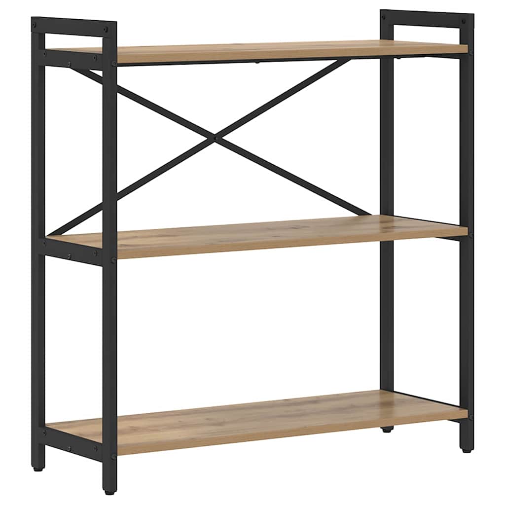 Estante carvalho artisiano 80 x 30 x 83 cm Madeira processada