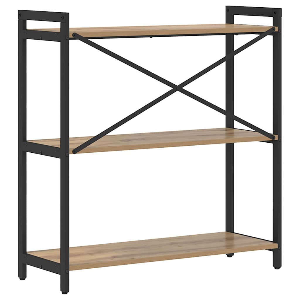 Estante carvalho artisiano 80 x 30 x 83 cm Madeira processada