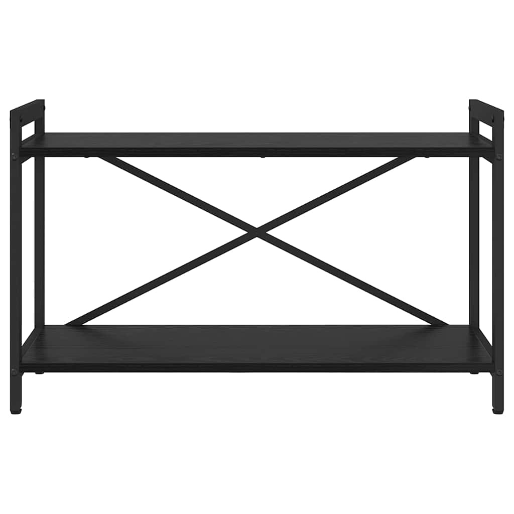 Estante Carvalho preto 80 x 30 x 48.5 cm Madeira processada