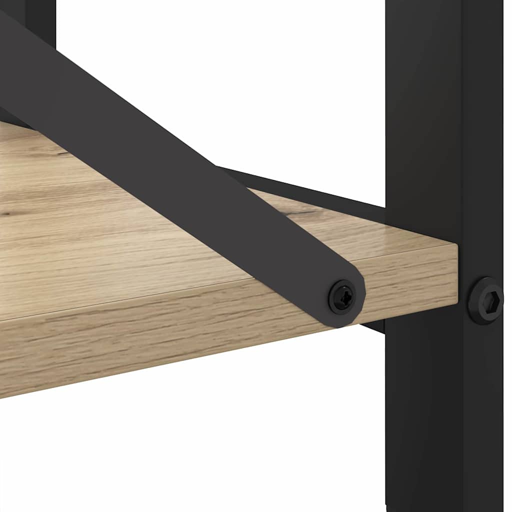 Estante Carvalho sonoma 80 x 30 x 48.5 cm Madeira processada