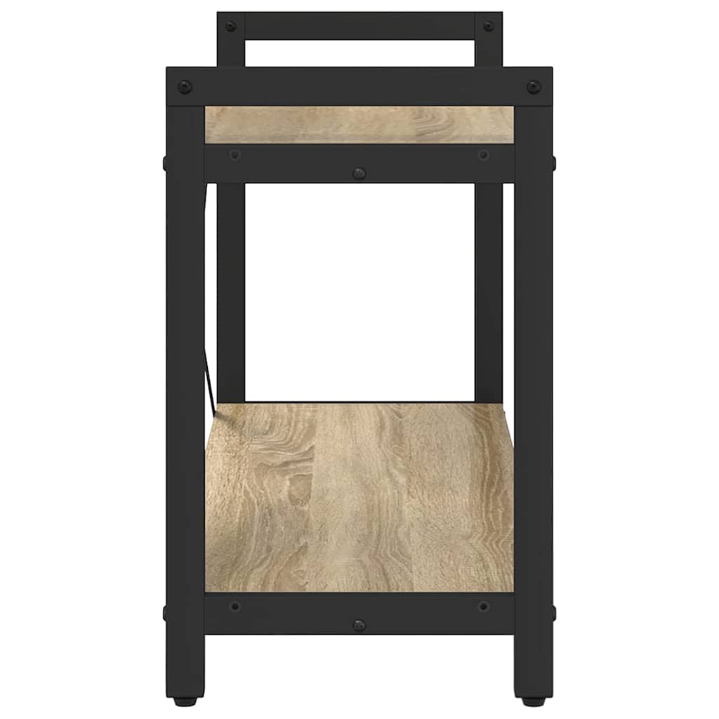 Estante Carvalho sonoma 80 x 30 x 48.5 cm Madeira processada