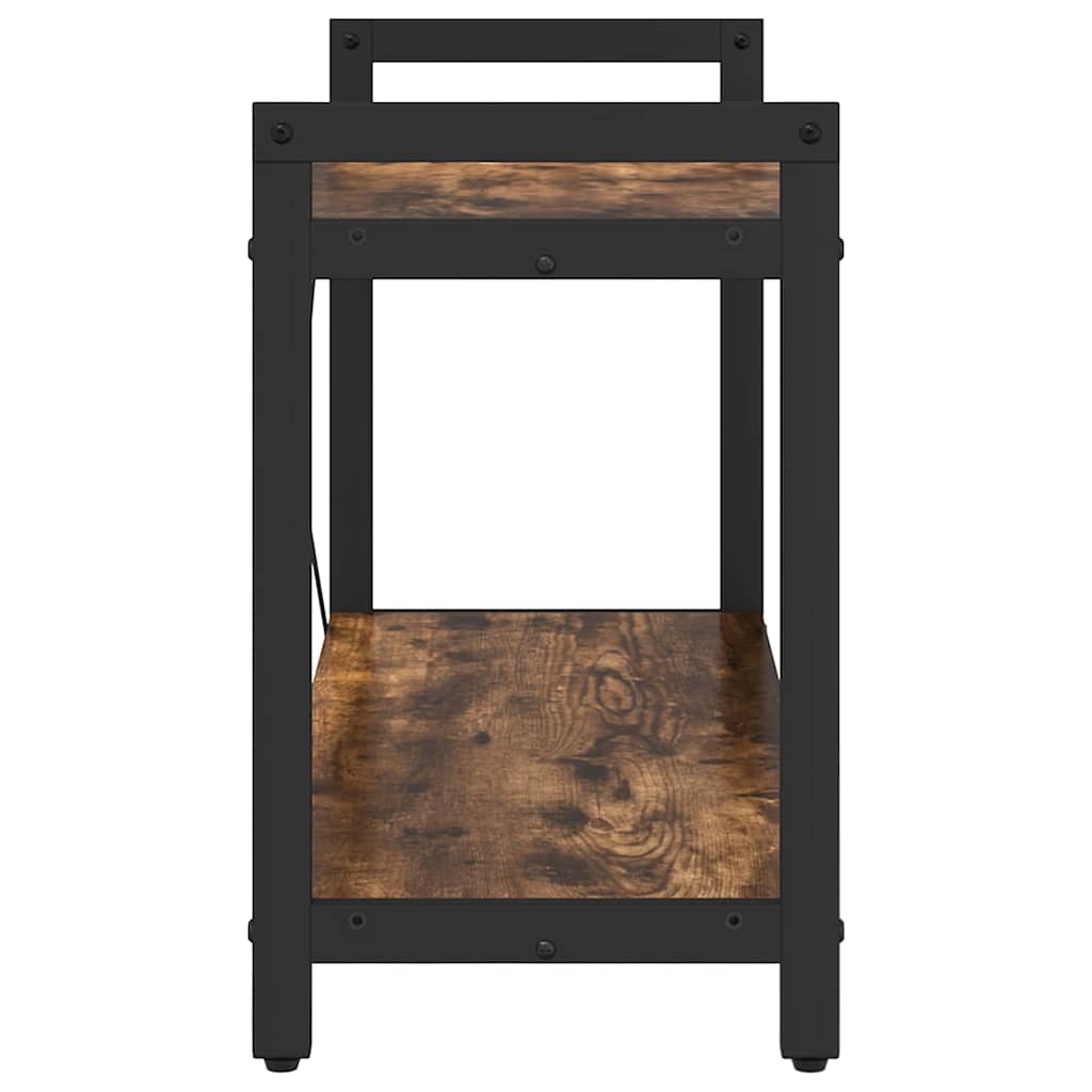 Estante Carvalho fumado 80 x 30 x 48.5 cm Madeira processada