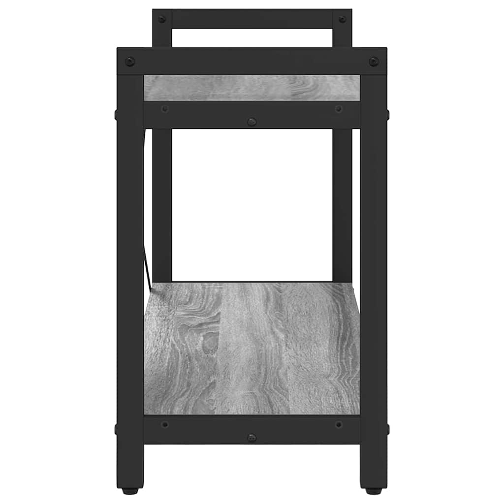 Estante Sonoma cinzento 80 x 30 x 48.5 cm Madeira processada