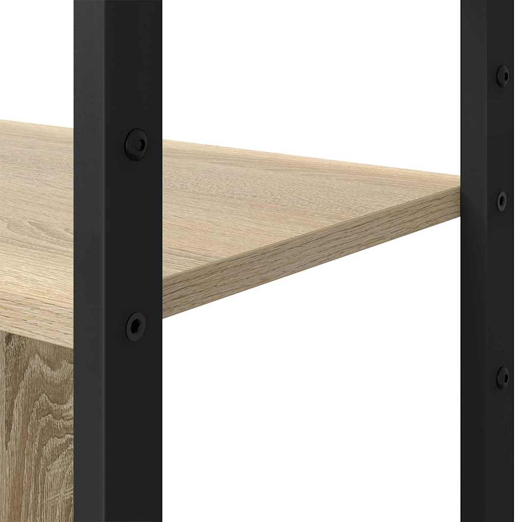 Estante Carvalho sonoma 80 x 30 x 155,5 cm Madeira processada