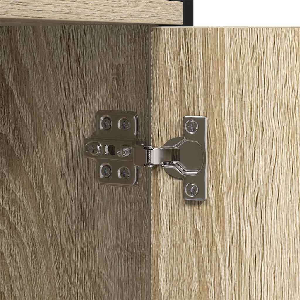 Estante Carvalho sonoma 80 x 30 x 155,5 cm Madeira processada