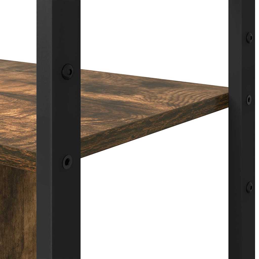 Estante Carvalho fumado 80 x 30 x 155,5 cm Madeira processada