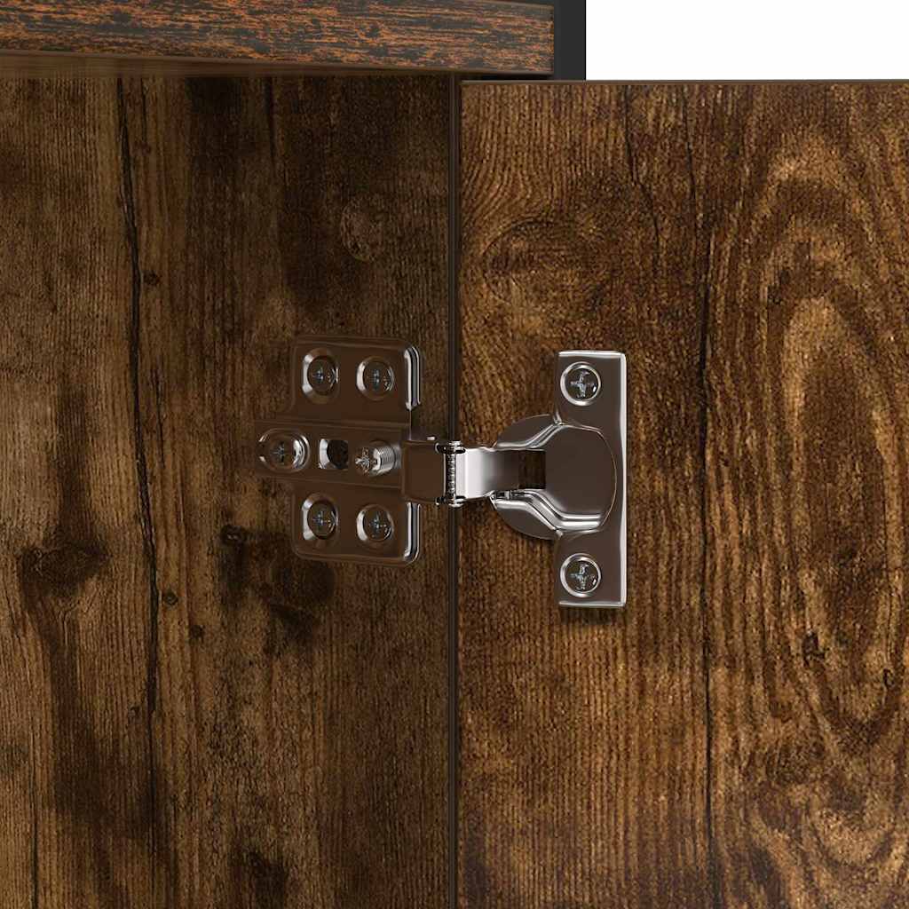 Estante Carvalho fumado 80 x 30 x 155,5 cm Madeira processada