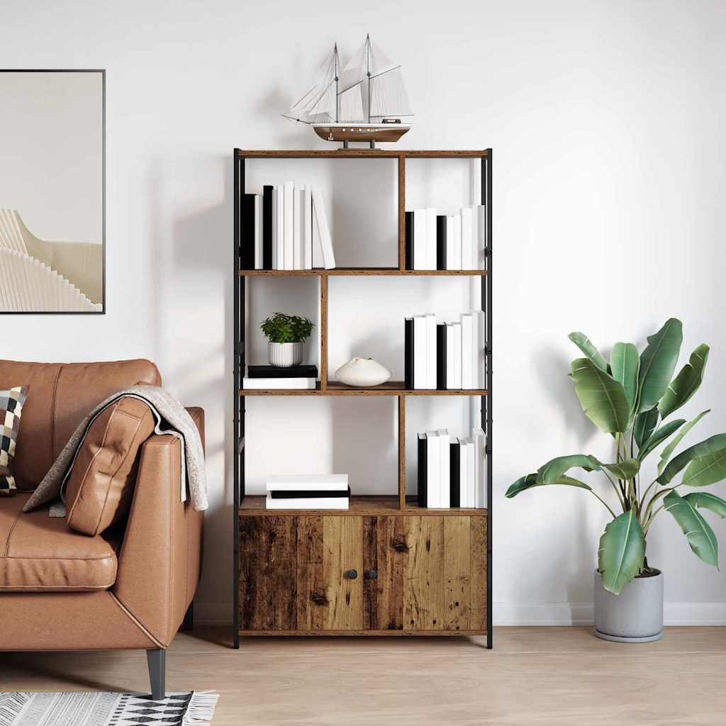 Estante Madeira antiga 80 x 30 x 155,5 cm Madeira processada