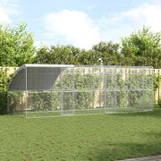 Gaiola para galinhas Prateado 600 x 200 x 198.5 cm