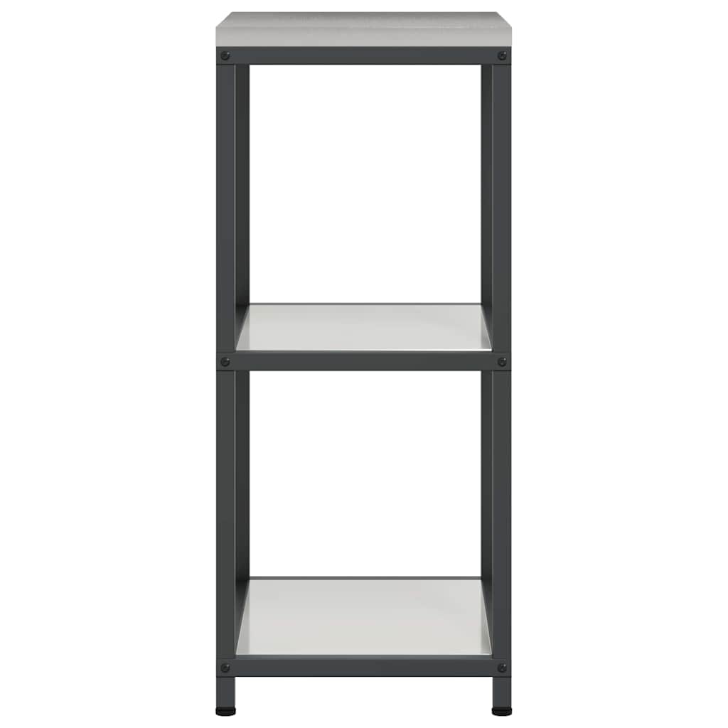 Prateleira de Armazenamento de Cozinha Prata Aço galvanizado