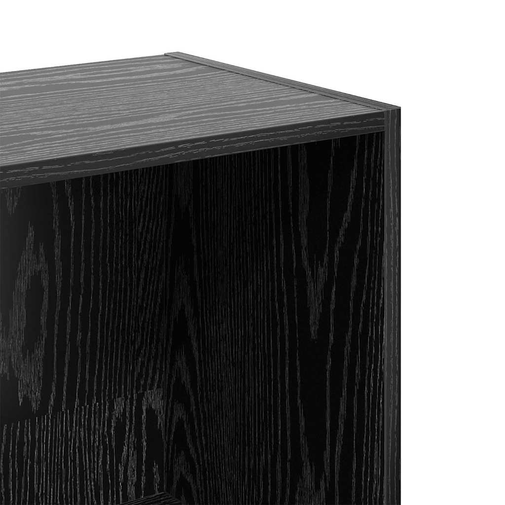 Estante Carvalho preto 40 x 30 x 114 cm Madeira processada