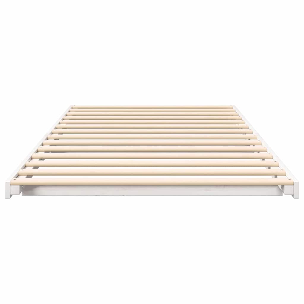 Estrutura de cama de chão Branco 100 x 210 cm