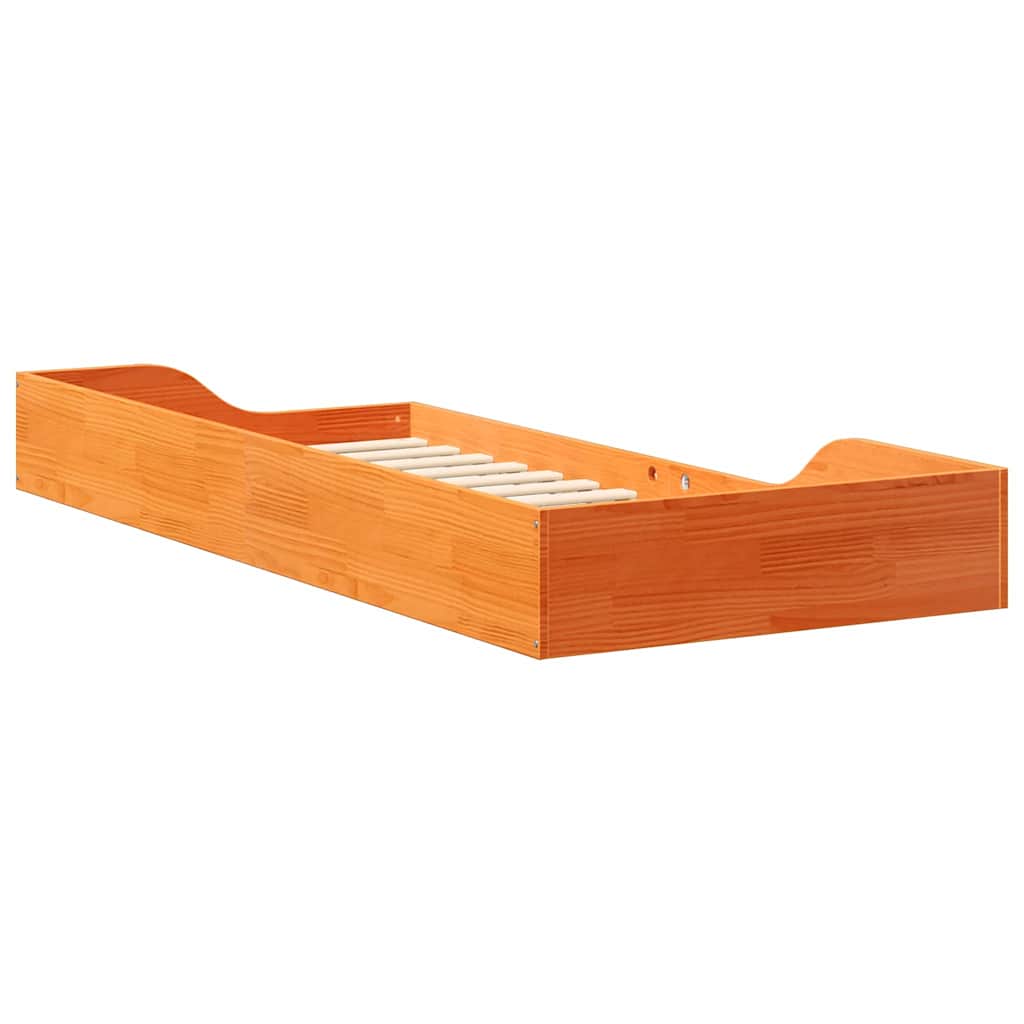 Estrutura da Cama Marrom Cera 80 x 210 cm