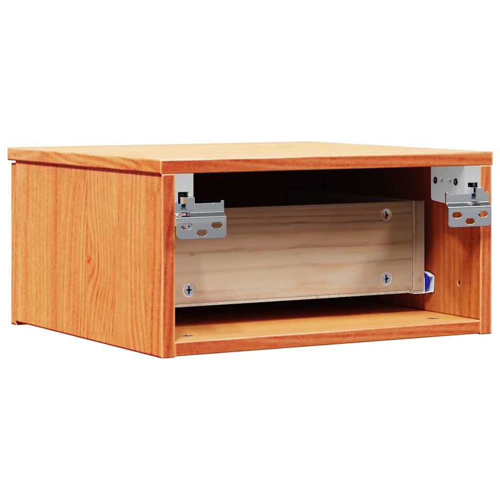 Mesa-de-cabeceira com gaveta Castanho-mel 37 x 35 x 18,5 cm