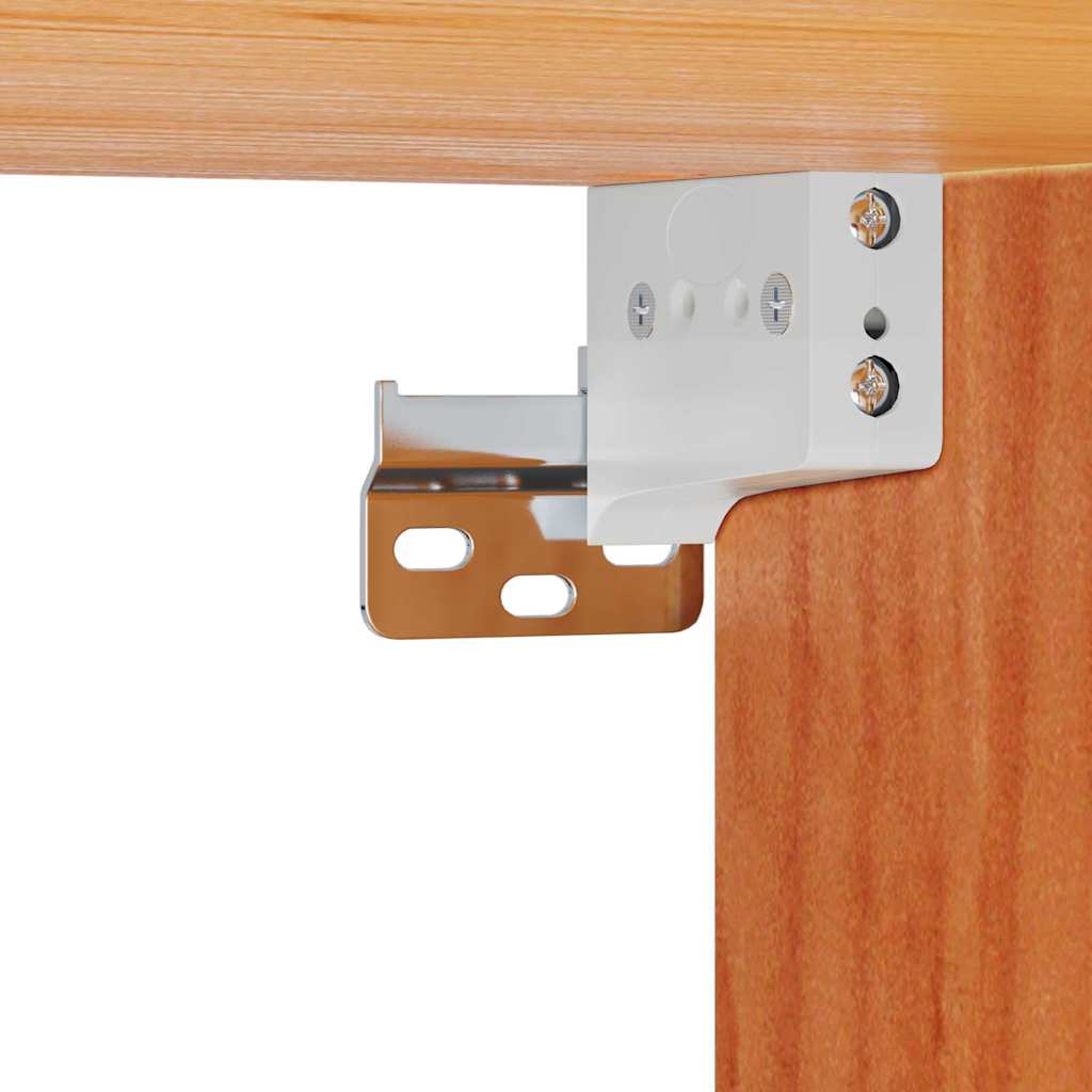 Mesa-de-cabeceira 2 pcs Castanho-mel 37 x 35 x 18,5 cm