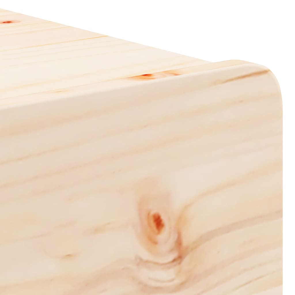 Mesa-de-cabeceira com gaveta Castanho 44 x 32.5 x 40 cm