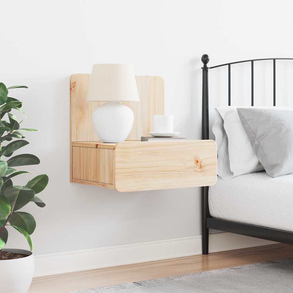 Mesa-de-cabeceira com gaveta Castanho 44 x 32.5 x 40 cm