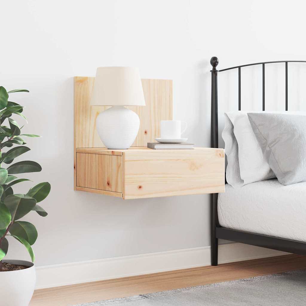 Mesa-de-cabeceira com gaveta Castanho 42 x 32.5 x 40 cm