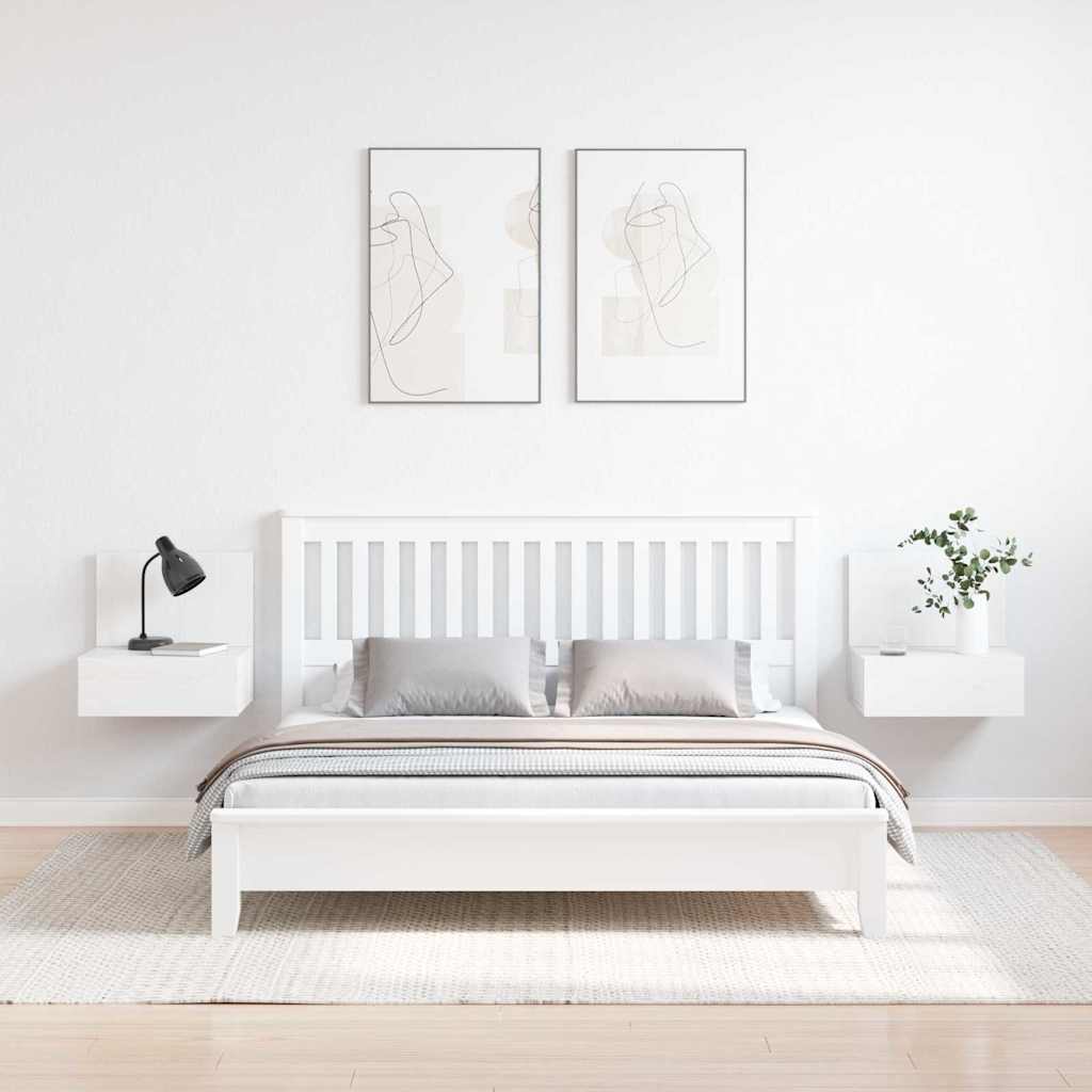 Mesa-de-cabeceira com gaveta 2 pcs Branco 42 x 32.5 x 40 cm