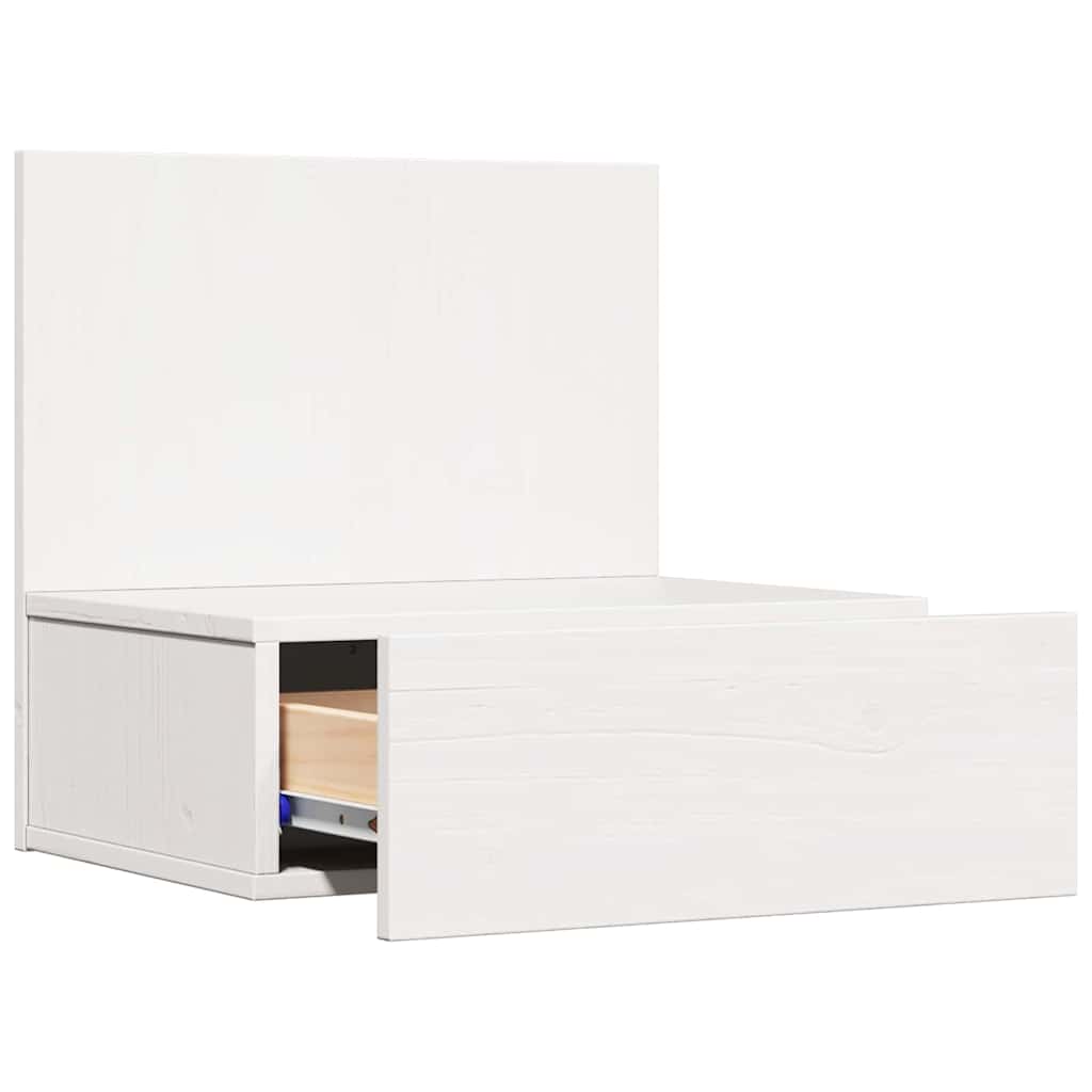 Mesa-de-cabeceira com gaveta 2 pcs Branco 42 x 32.5 x 40 cm