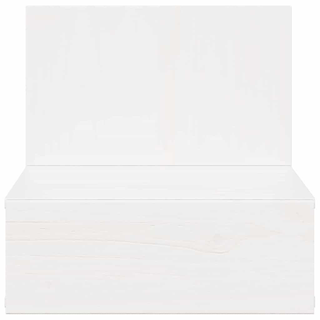 Mesa-de-cabeceira com gaveta 2 pcs Branco 42 x 32.5 x 40 cm