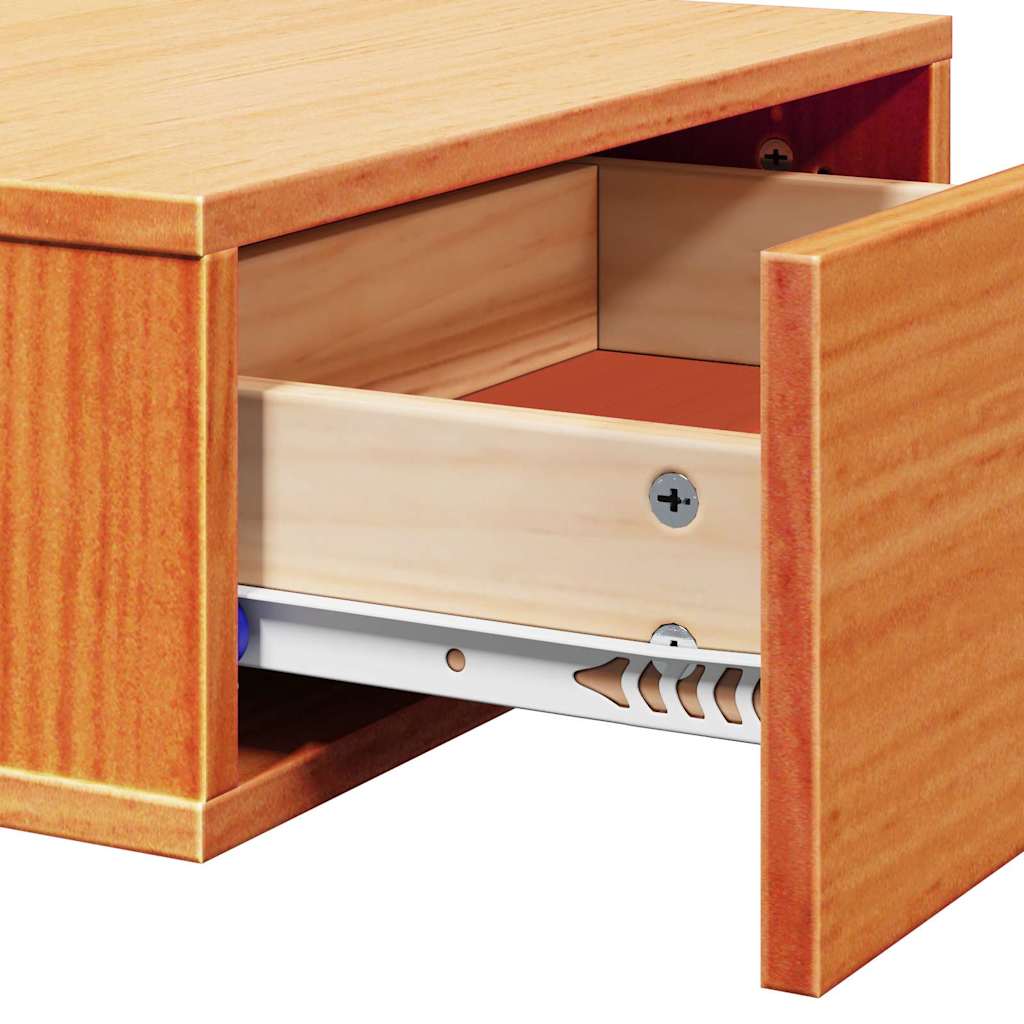 Mesa-de-cabeceira 2 pcs Castanho-mel 42 x 32.5 x 40 cm